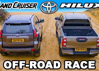 (VIDEO) - Toyota Land Cruiser vs Hilux: UP-HILL - DRAG RACE & which is best OFF-ROAD?!