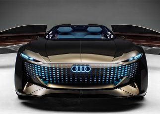 Audi skysphere - Wild Roadster with a Variable Wheelbase!