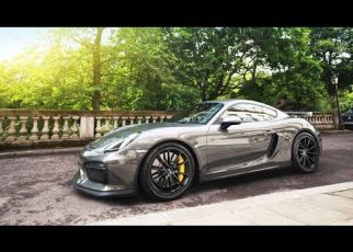 Collecting my brand new Cayman GT4 & nearly crashing!