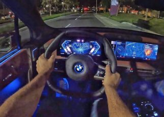 2022 BMW iX xDrive50 POV Night Drive (3D Audio)(ASMR)