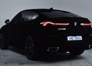 2020 BMW X6 Painted In Blackest Black Vantablack