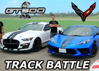2020 C8 Corvette Z51 vs Mustang Shelby GT500 // DRAG RACE, ROLL RACE & LAP TIMES