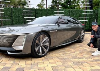 Cadillac's EV Concept with Wooden Interior | Celestiq